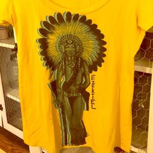 Bright yellow Ezekiel tee